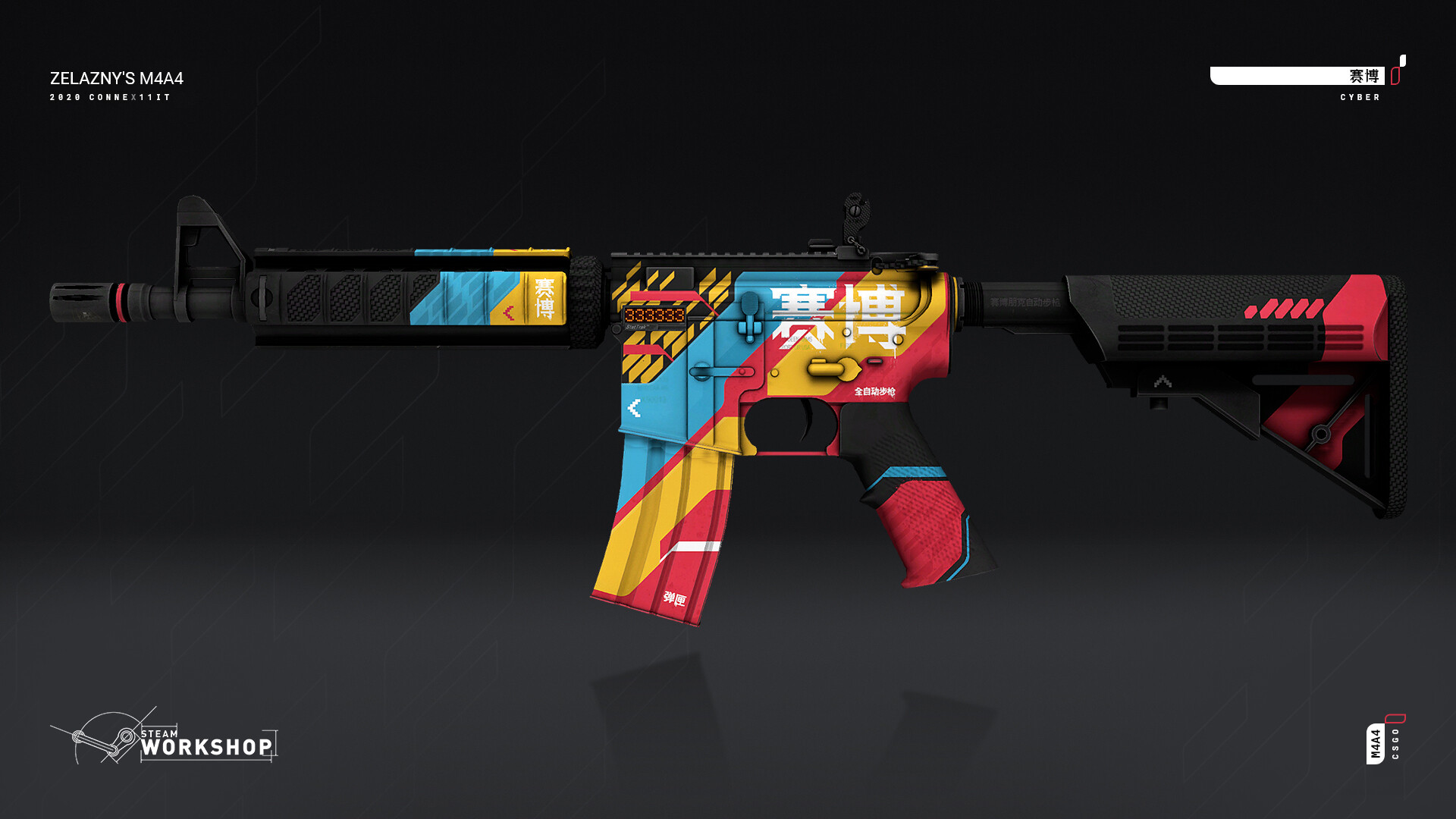 CS:GO M4A4 Cyber Security